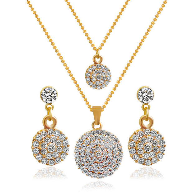 Jjewelry two piece Necklace Earrings Set