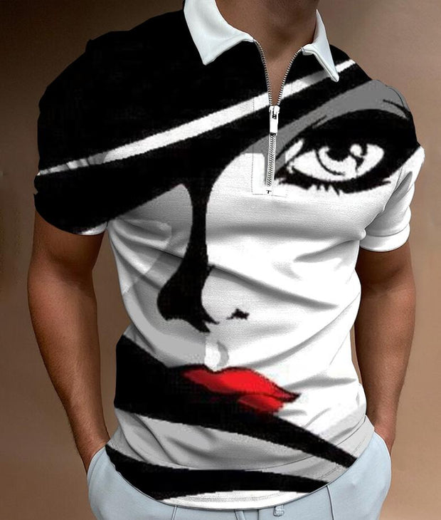 Shirts For Men Face Art