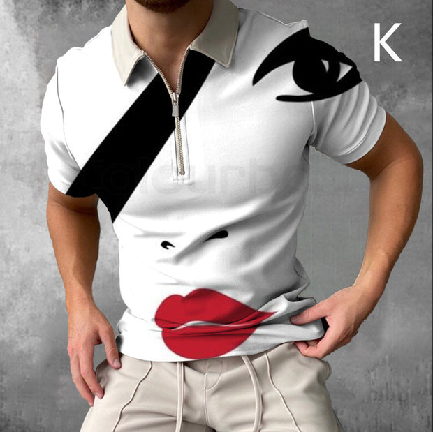 Shirts For Men Face Art